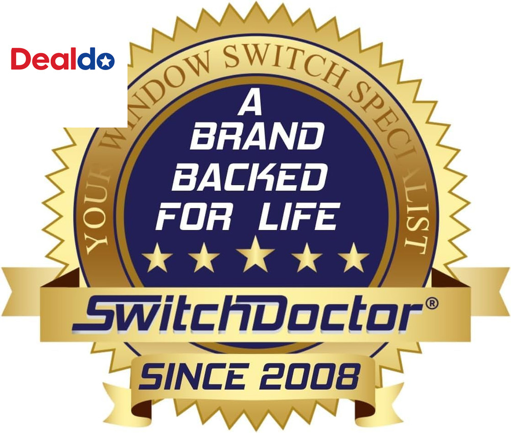 Window Switch Master Switch, Gray Bezel, Lock, & Mirror for 2010-2013 Chevrolet