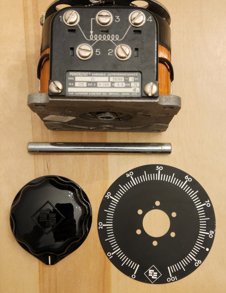Superior Electric Powerstat Variable Autotransformer Type 21 0-120/140V @ 5A