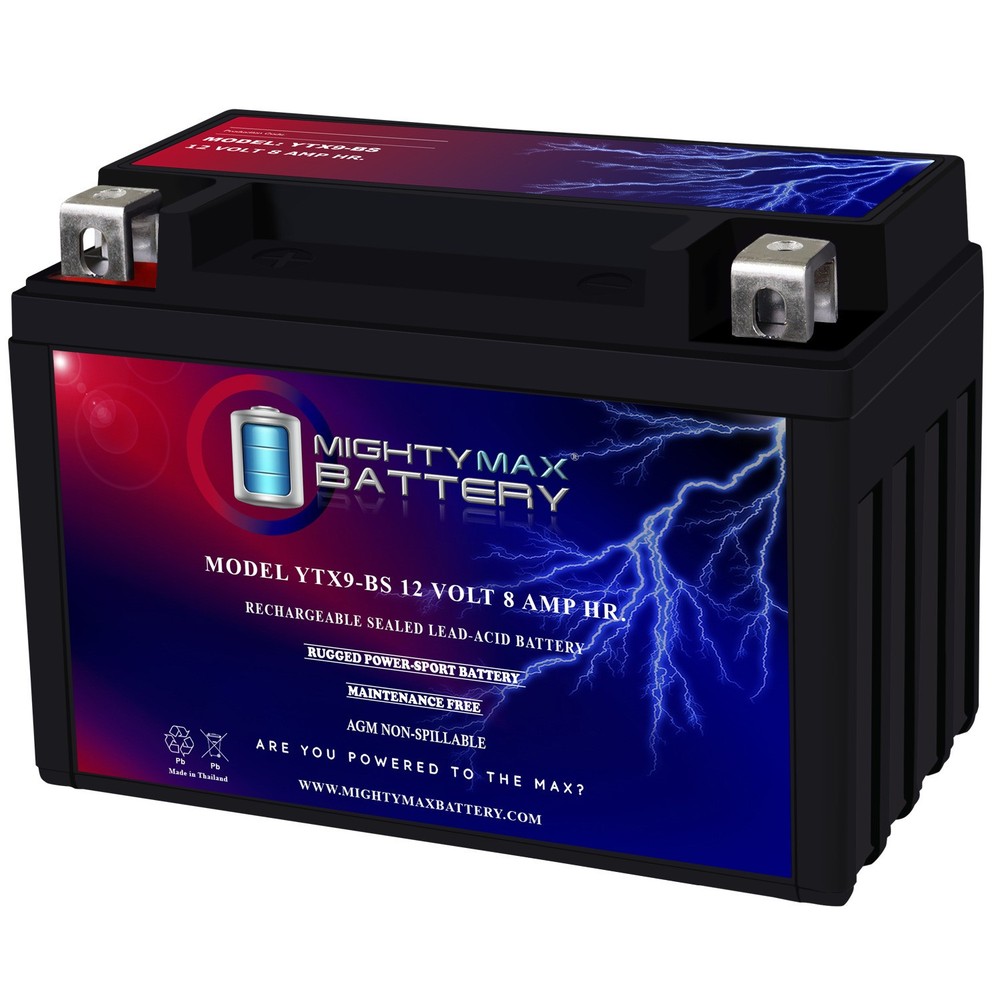 Mighty Max YTX9-BS SLA Replacement Battery Compatible with Extreme XTAX9-BS