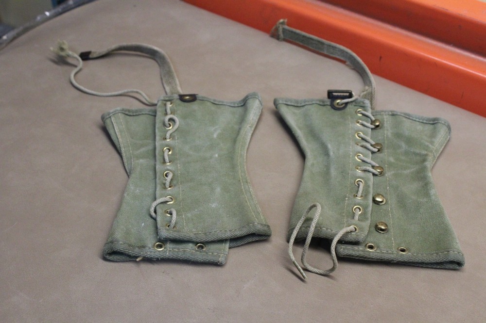 WW2 US Army M Green Canvas Leggings