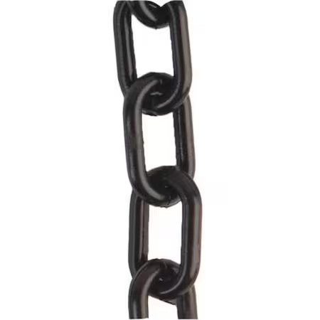 Plastic Chain, Black, 100 Ft Length, Gloss, 30003-100