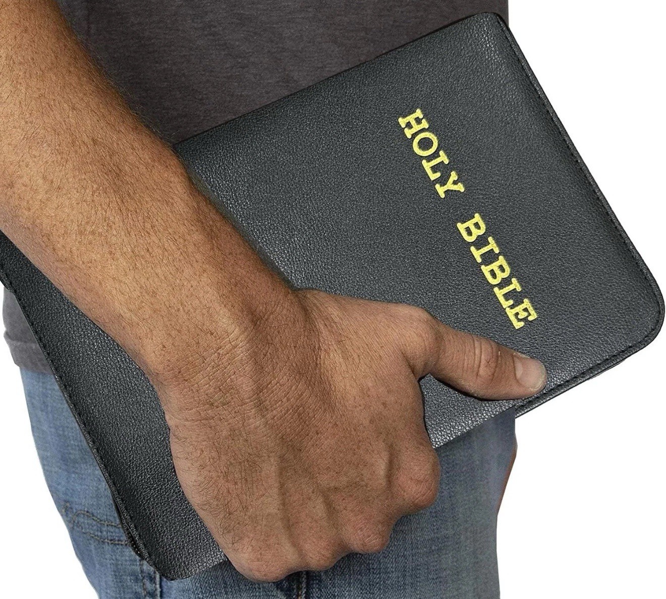 Holy Bible Leather Concealed Carry Gun Pouch Pistol Case 2 Pack