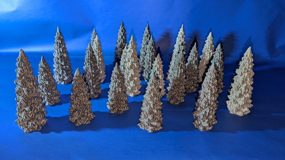25 Extra Large Tree Scatter Terrain Bundle for War Gaming Scenery