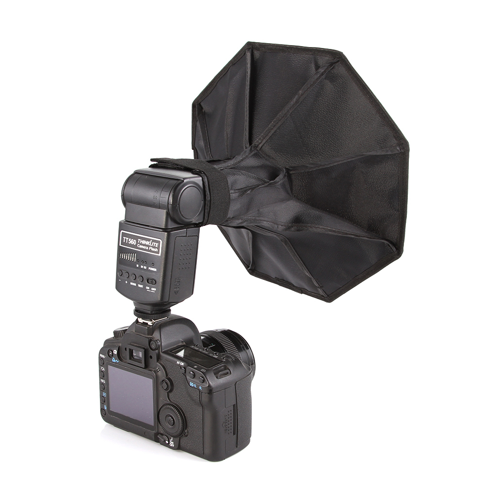 Universal 30cm Octagon Flash Softbox Diffuser Fr Photo Studio Yongnuo Speedlight