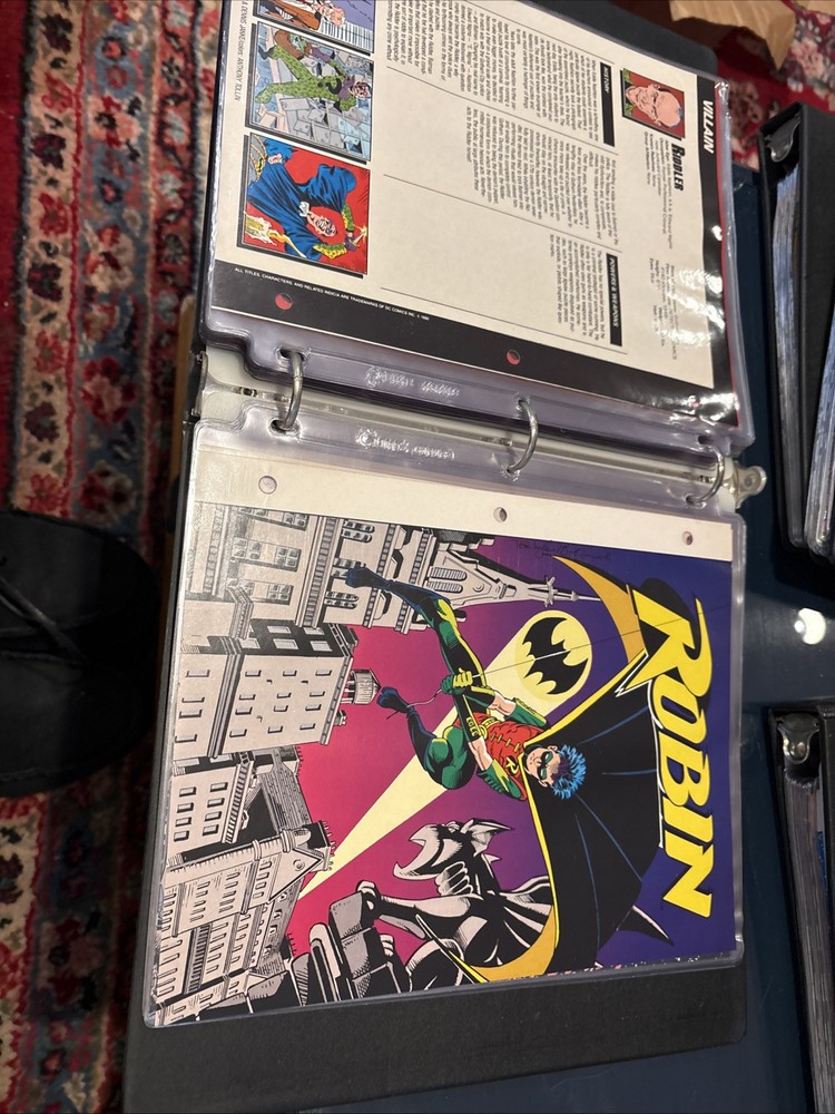 Comic Book Bio Binder