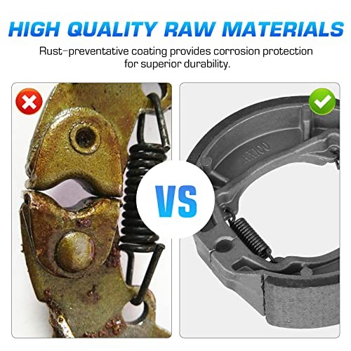 Front and Rear Brake Shoes Pads for Kawasaki KLX 110/110R 2002-2020, KLX 110L