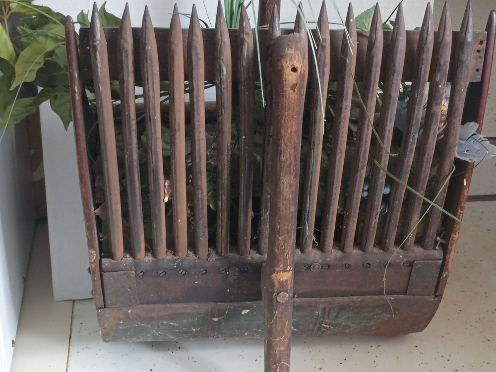 Vintage Cranberry Scoop/Planter