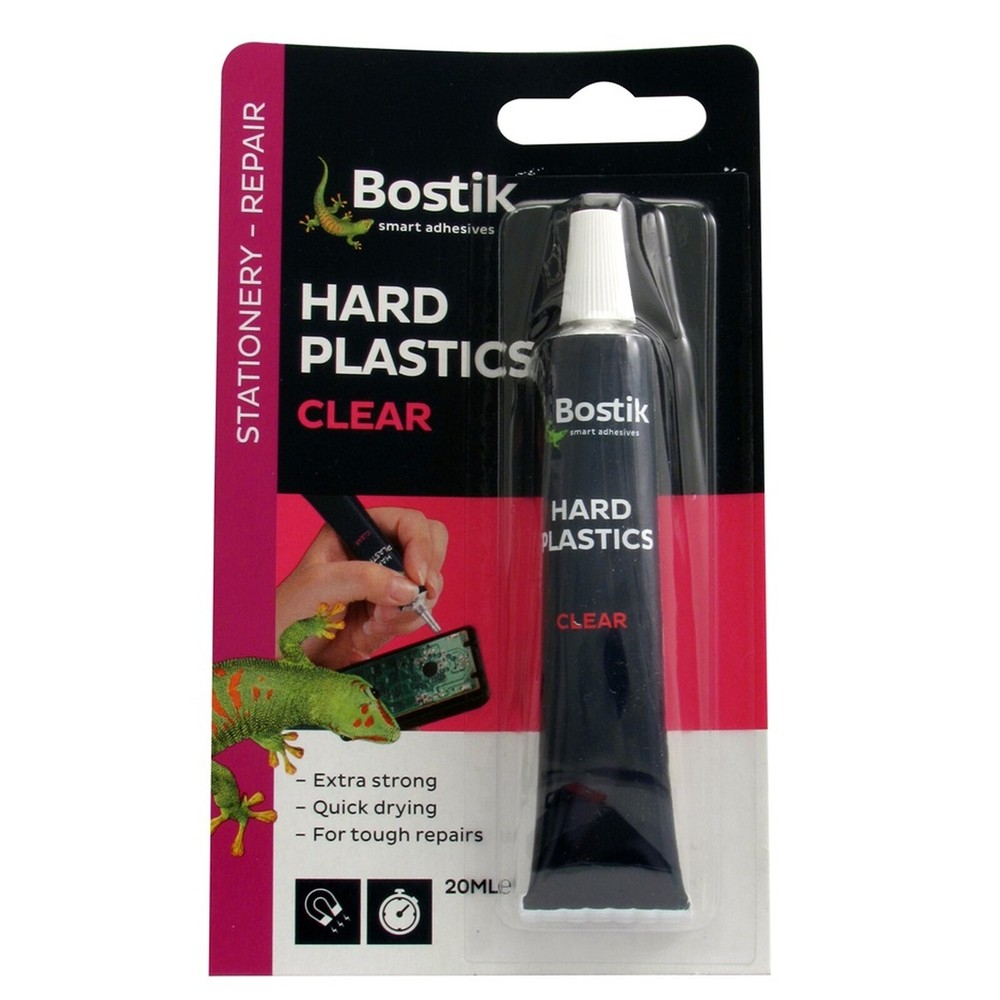 Hard Plastics Extra Strong Adhesive - 20ml - Quick Drying - BOSTIK 30803651