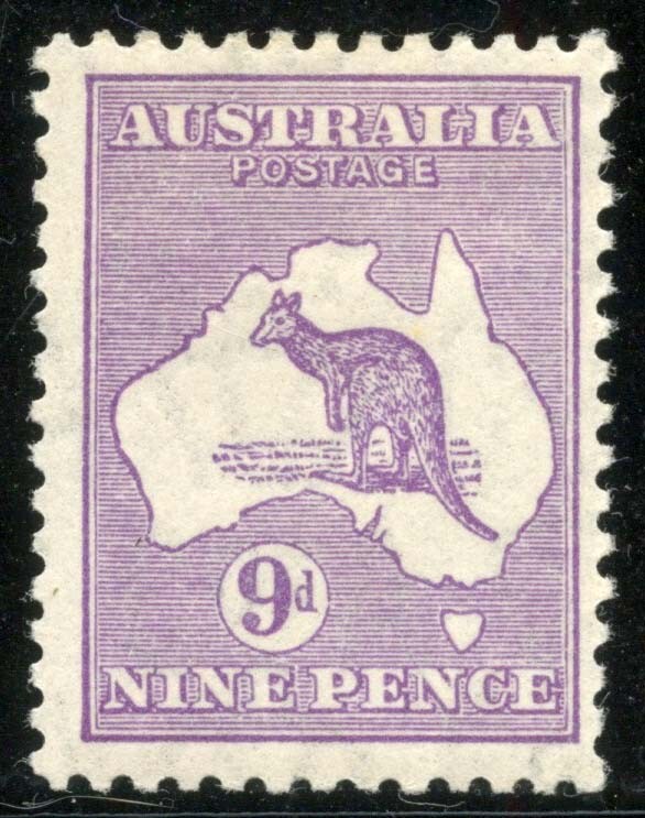 9d Roo Acsc 29A~SG108 VIOLET CA WMK MLH.
