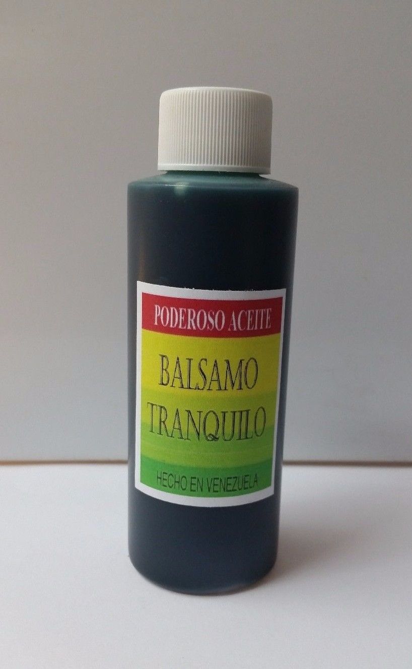 ACEITE BALSAMO TRANQUILO PURO 4oz OIL CALMING BALM SANTERIA  BUY 2 GET 1 FREE !