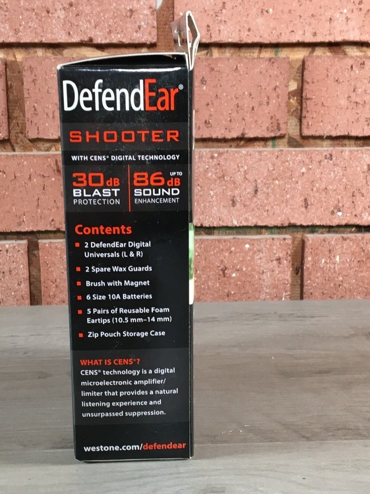 Westone DefendEar Digital Hearing Protection Shooter