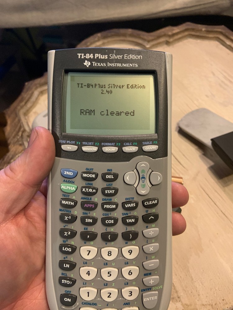 ti 84 plus silver edition- Tested- Works