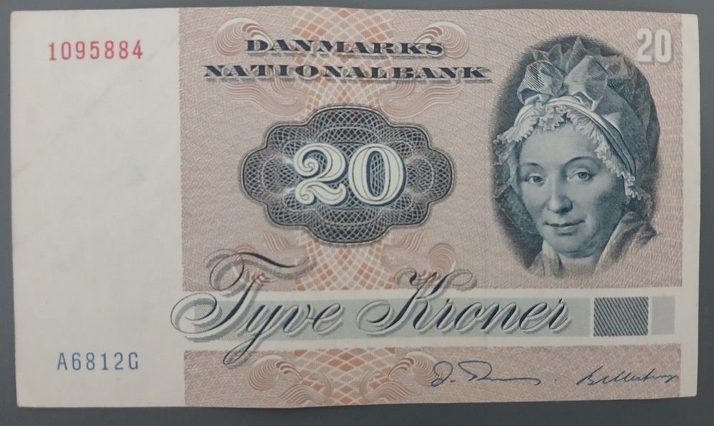 Denmark 20 Krone 1981 P-49c  EF