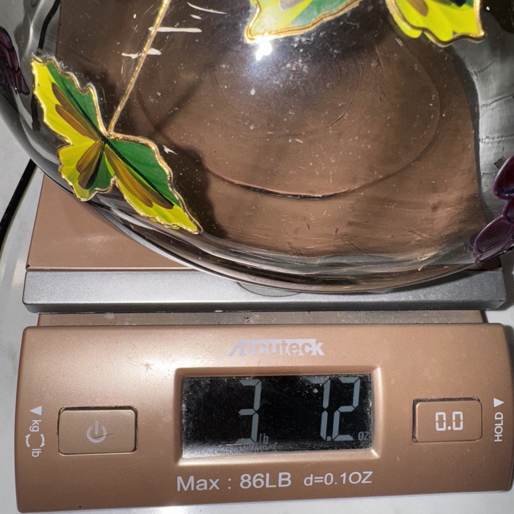 Hand Painted Bordeaux Pattern Sangria Pitcher Romania