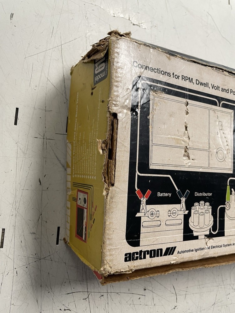 VTG Actron 615 Engine Analyzer & Electrical System Testing W/ Box + Manual