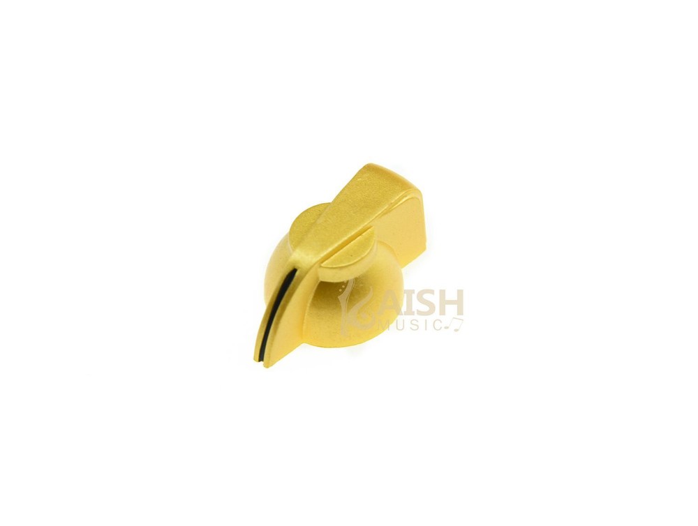12x Gold Plastic Chicken Head Knob 1/4" Guitar Amp Effect Pedal Knobs Set Screw