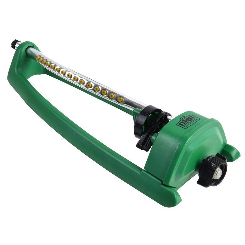 3000 sq ft Oscillating Sprinkler Adjustable Flow Durable Base Garden Hose Ready