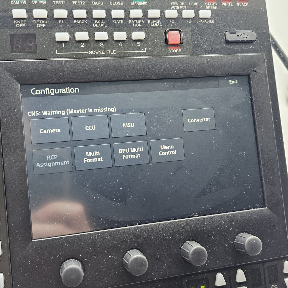 Sony MSU-3500 Master Setup Unit Half Rack Multi Camera Remote