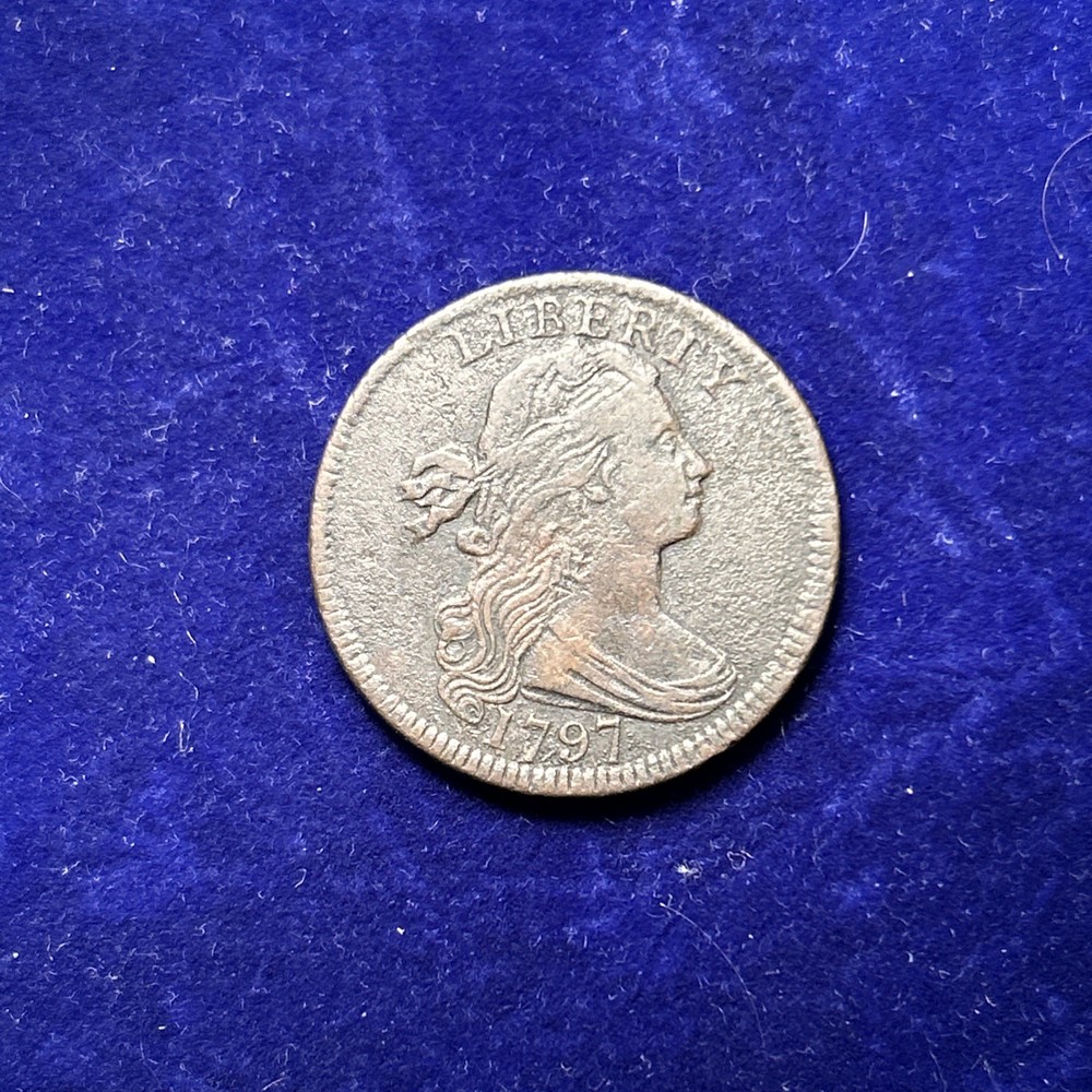 1797 Large Cent Draped Bust QA