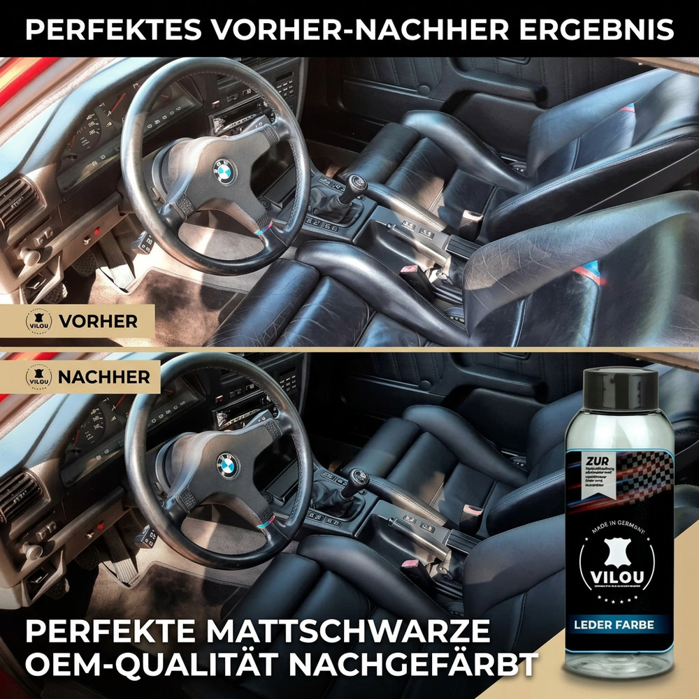 100ml Leather Paint Leather Fresh for BMW Leather E30 E36 E39 E46 E60 E38 E65 "VILOU"