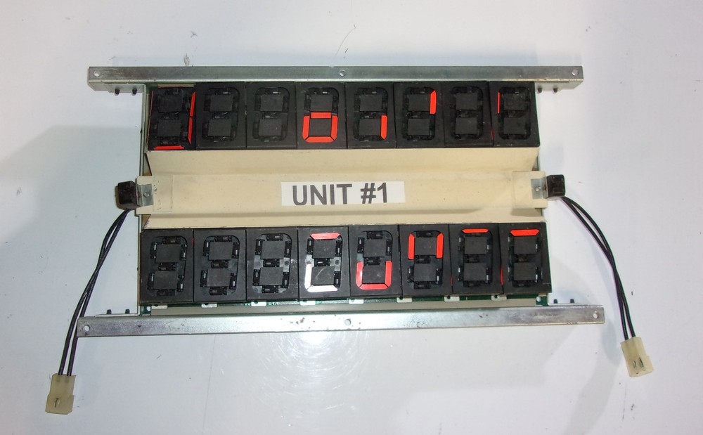 Bally E-Series Progressive Display - UNTESTED Unit # 1 - FOR PARTS OR REPAIR