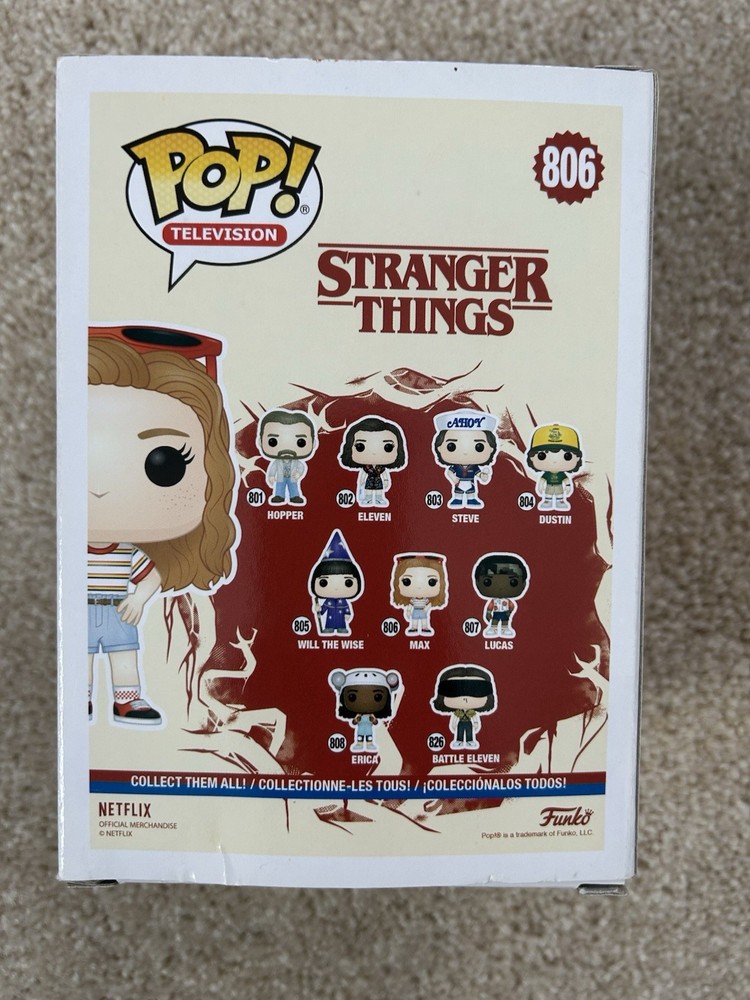 Funko Pop! Stranger Things Set 804, 805, 806, 807 and 826