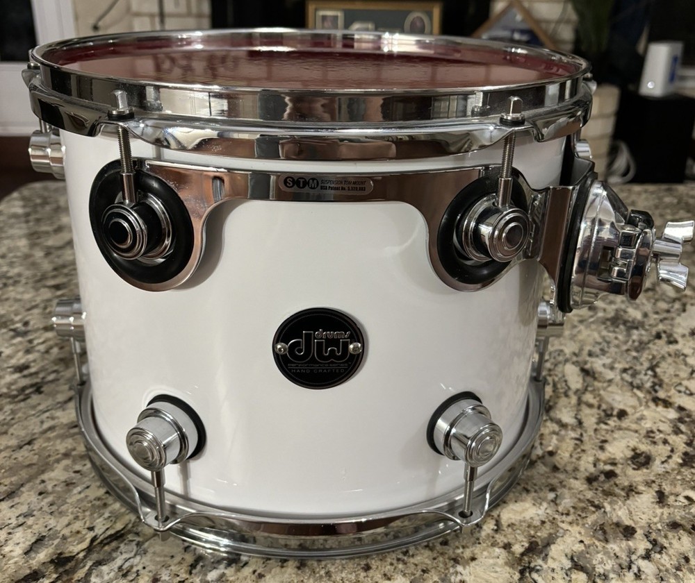 DW Performance Series Rack Tom 12x9 White ice