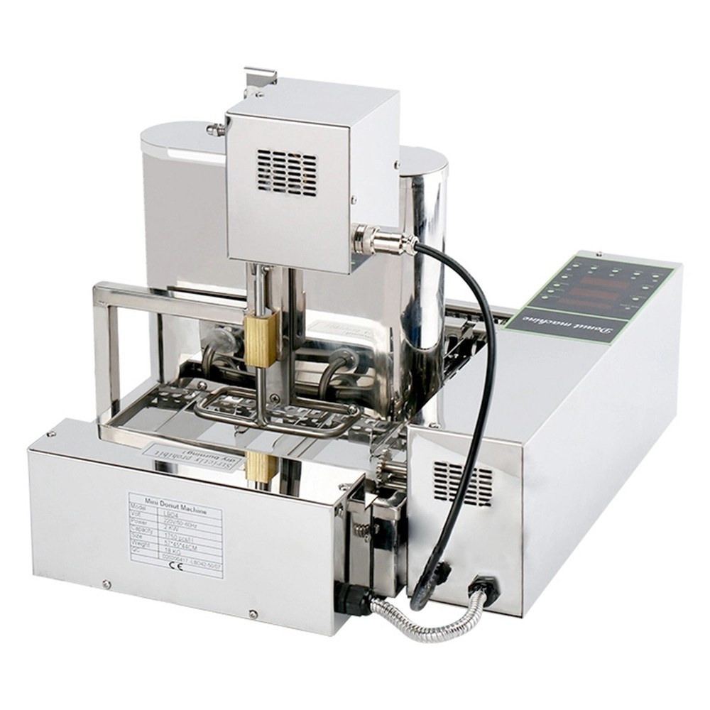 Kolice 1750pcs/hour Mini 4 rows donuts making machine frying doughnut maker