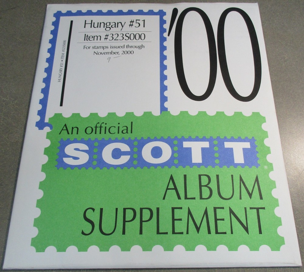 "SCOTT" HUNGARY SUPPLEMENT # 51 2000 W/FREE SHIPPING!!