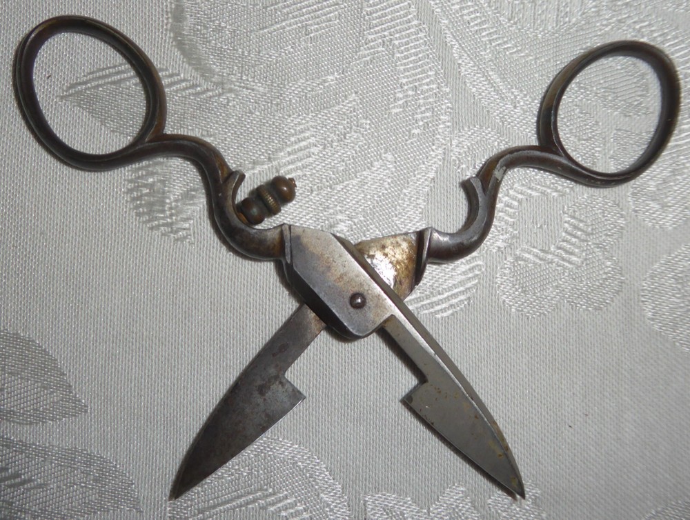 Vintage Button Hole Scissor