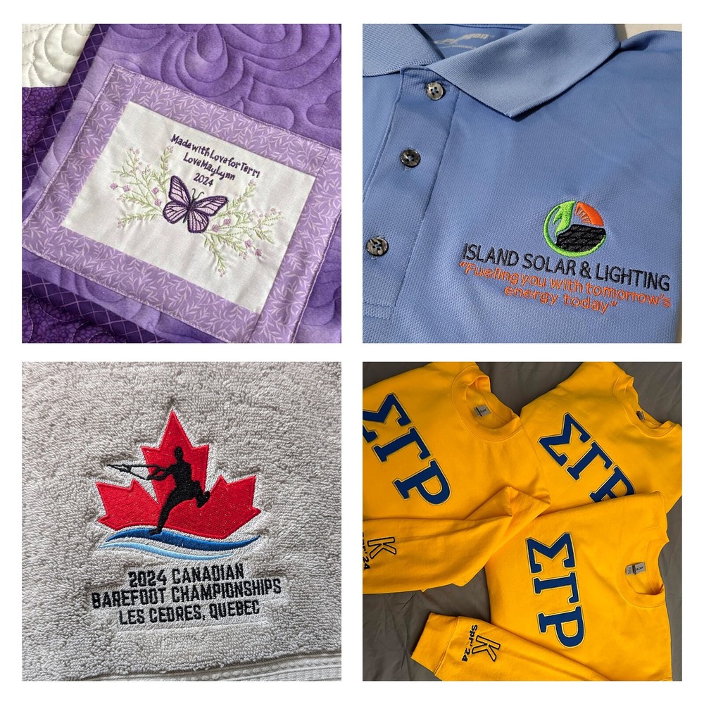 Poolin 7.9x 11" Computerized Embroidery Machine 7'' Large LCD Touch Screen EOC06