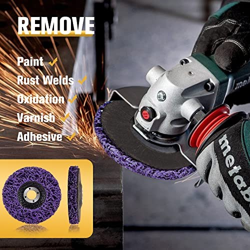 10 Pack Strip Discs Rust Remover Wheel Stripping Wheel for Angle Grinder Paint