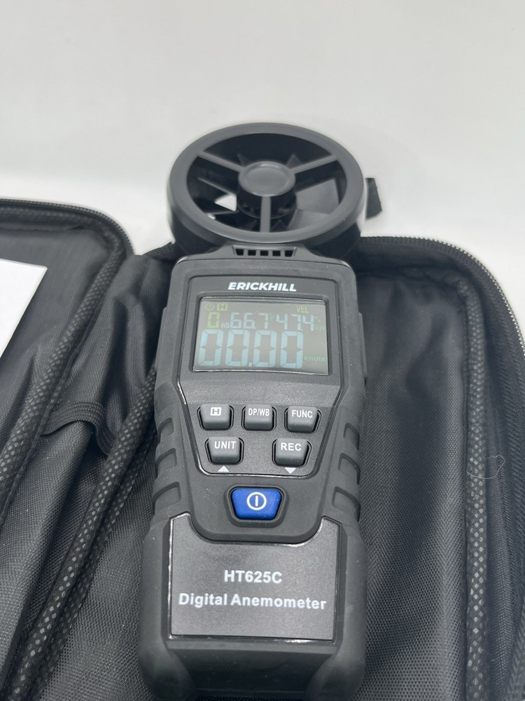 Erickhill HT625C Digital Tool Anemometer Portable Handheld Device Tested Works