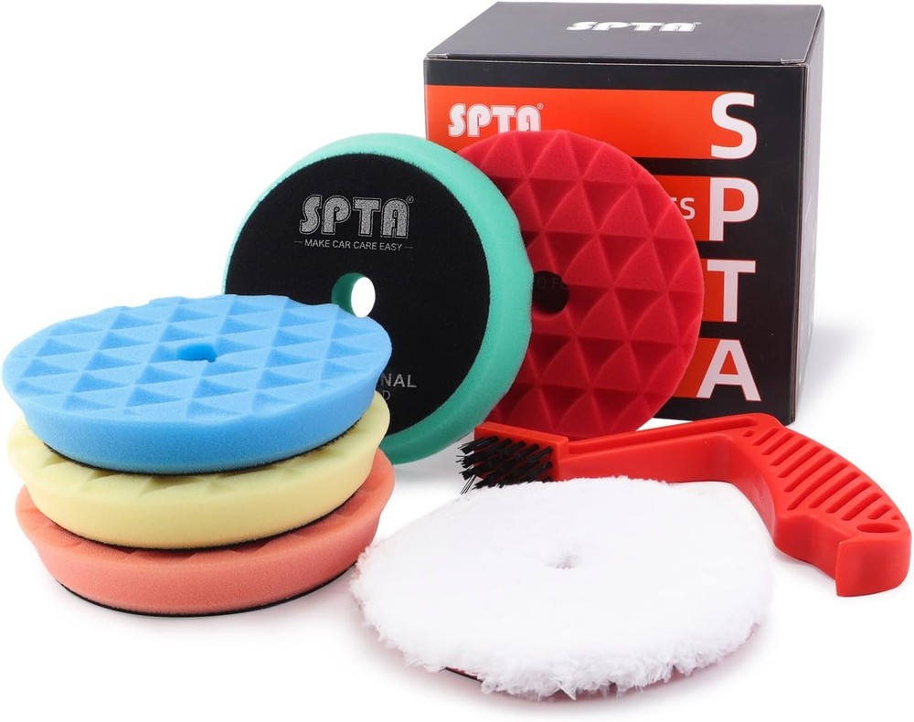 Polishing Pads 5Pc 5 Inch Orbital Buffer 1 Microfiber