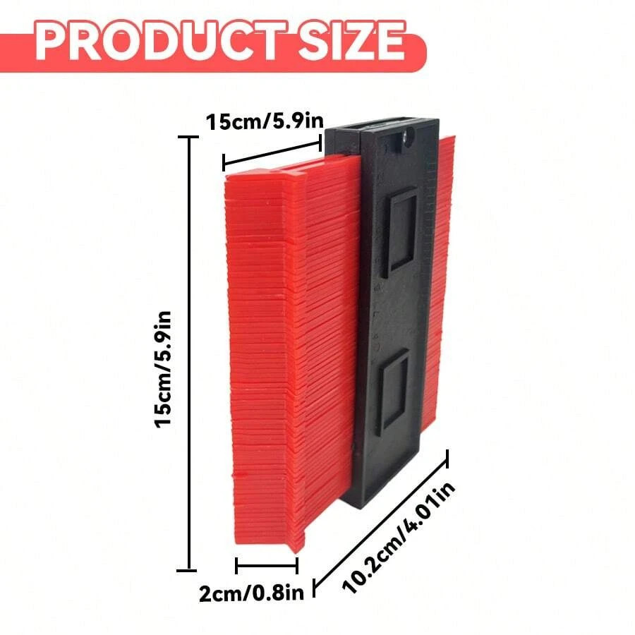 Contour Gauge Tool, Precision Profilometer Tool Set, Adjustable Profile Scribing