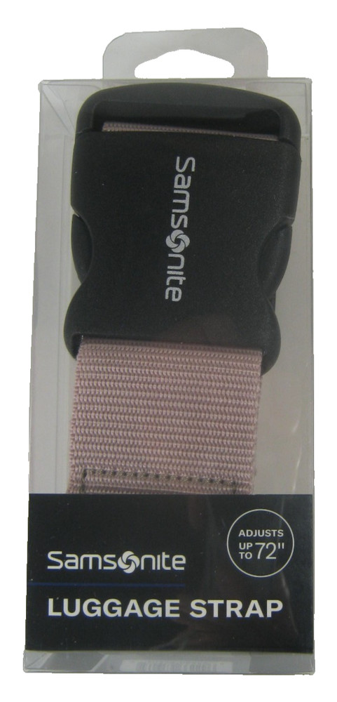 Samsonite Luggage Strap Blush Adjusts Up to 72"