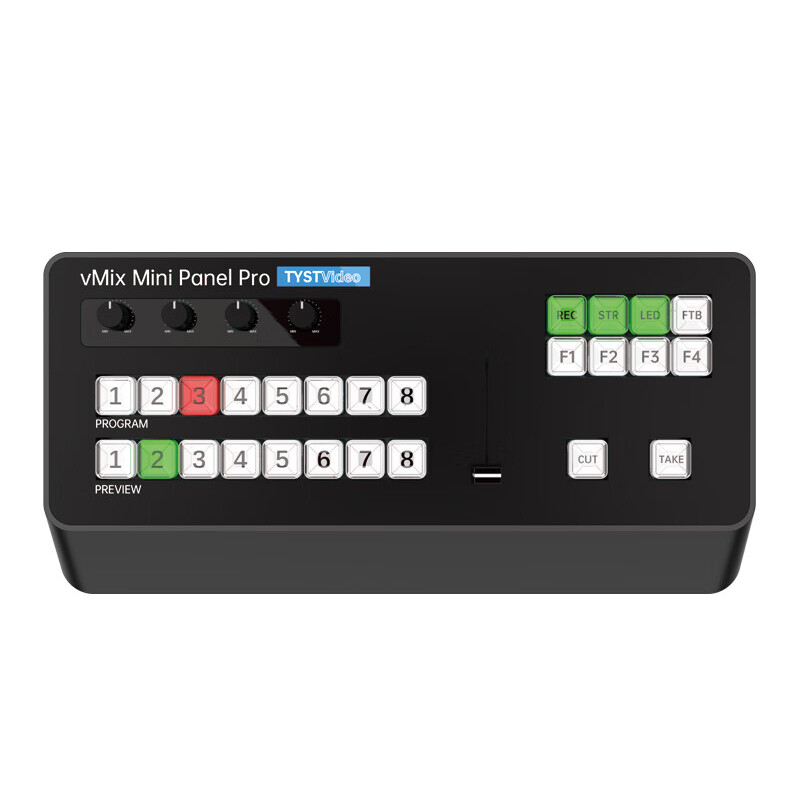 TYST vMix Mini Panel Pro 8-Channel Broadcast Switcher Video Recording Switching