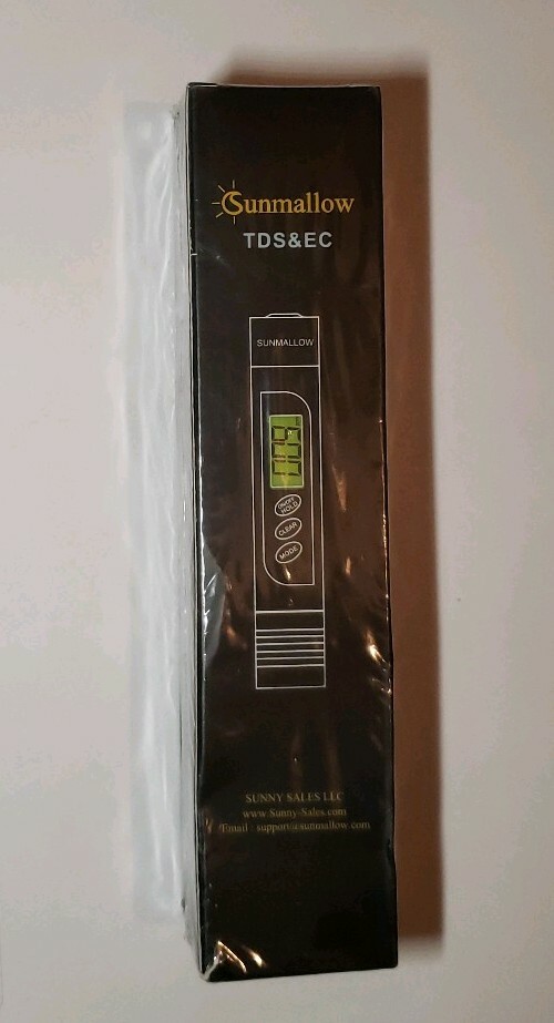 Sunmallow TDS & EC, Temperature, Digital Meter (B48A) NEW.