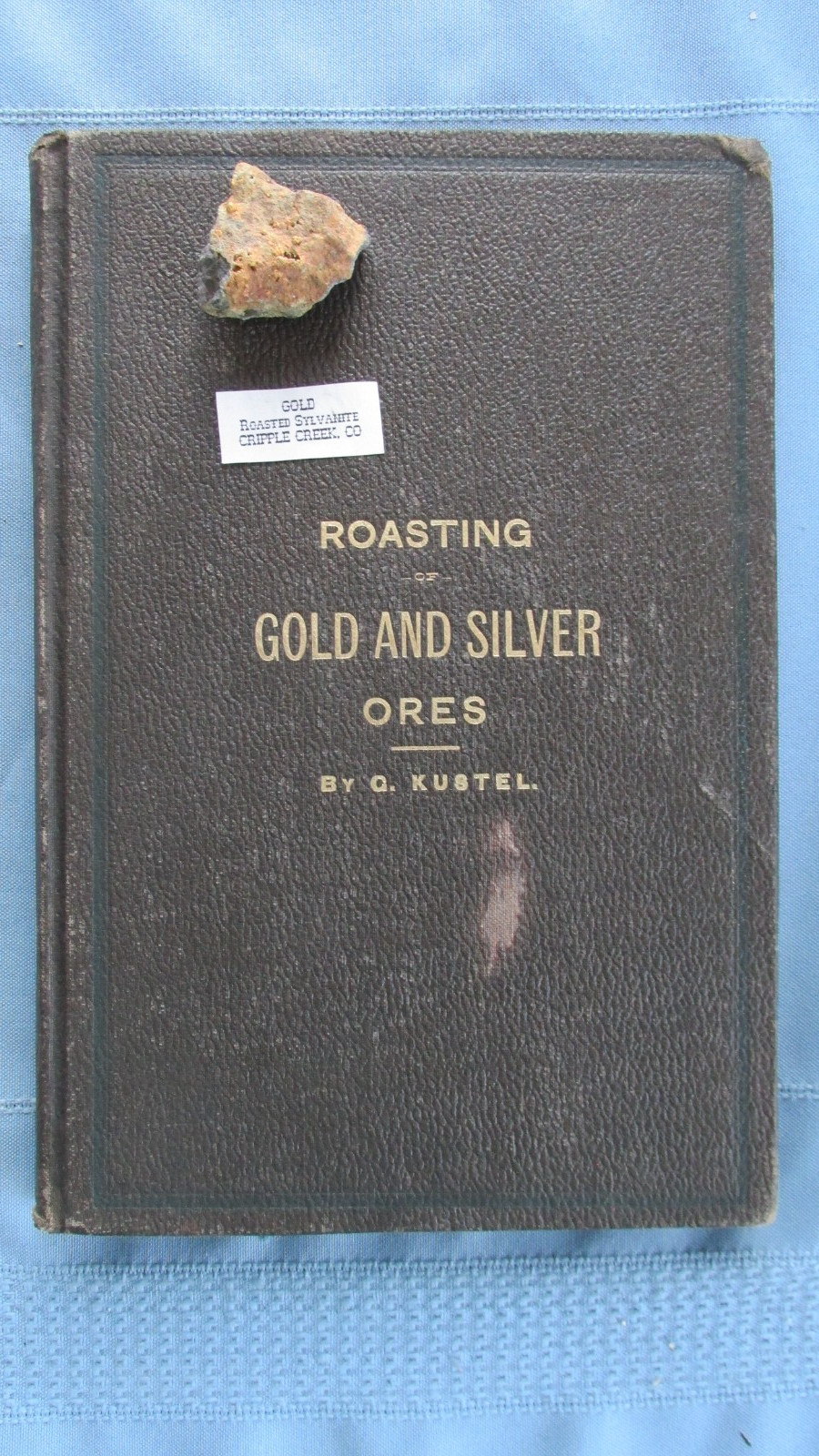 Cripple Creek Colorado Roasted Sylvanite Visible Free Gold Specimen-1.50 x 1.00