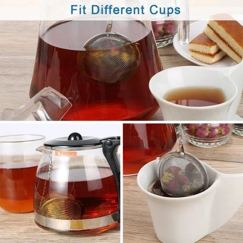1PCS Stainless Steel Mesh Tea Infuser, 2.1 Inch Tea Ball, Strainer Tea Diffus...
