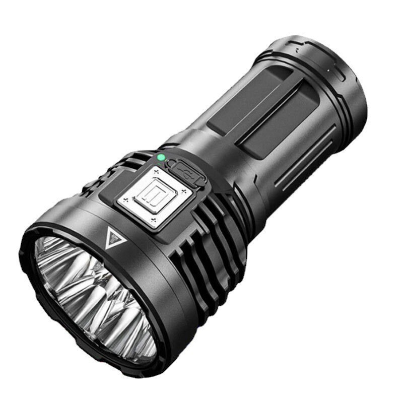 Super Bright 12000000LM 8 LED Flashlight USB Rechargeable Tactical lights NEW