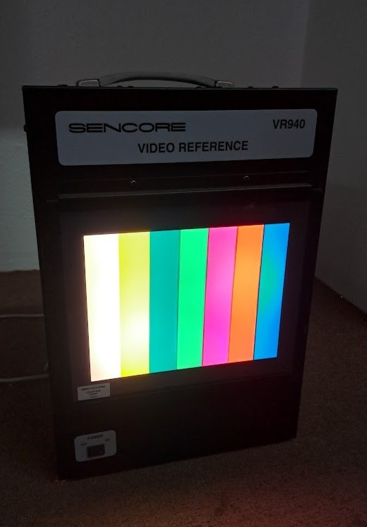 Sencore VR940 Video Reference System with 9 Charts