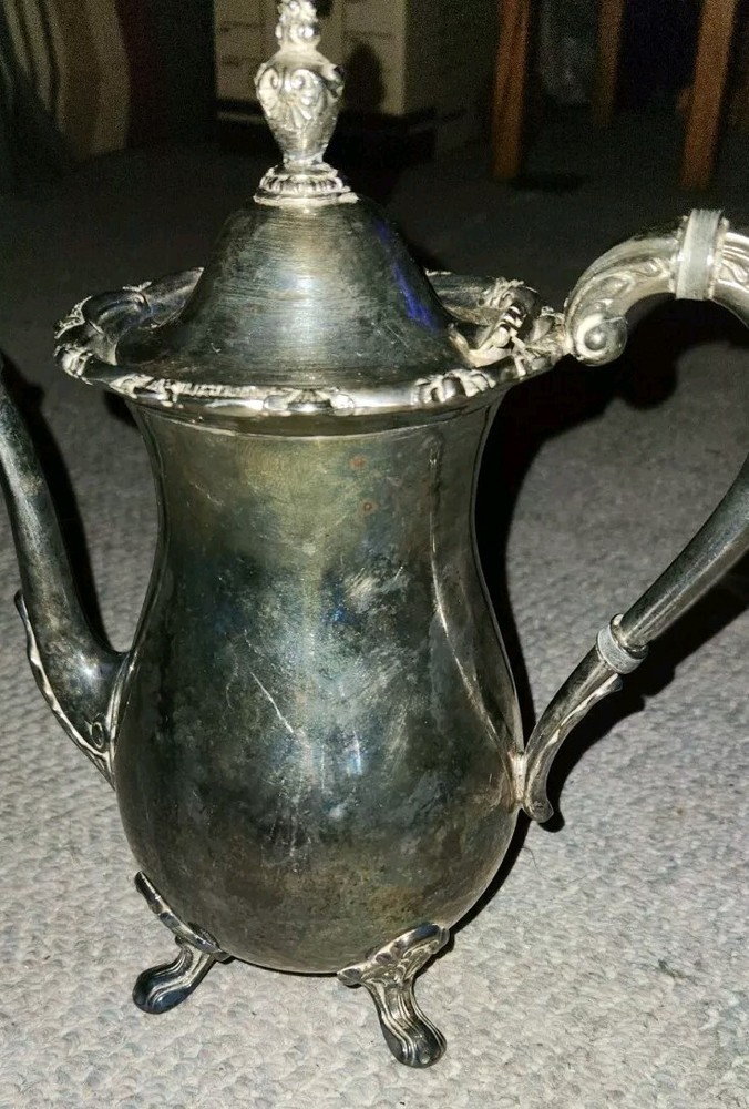 Vintage Silverplate Tea Pot Poole Silver Plate Classic