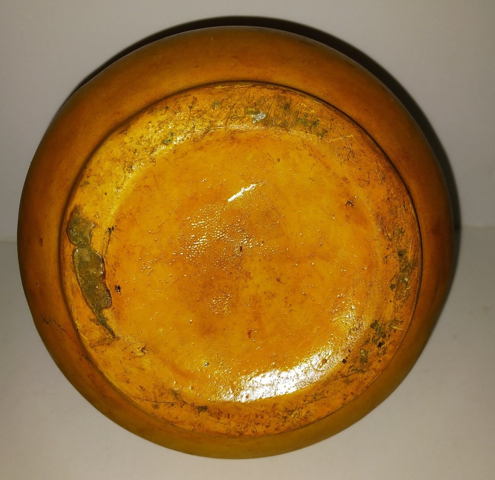 Old World Style Earthen Double Handled Jug / Container / Decor