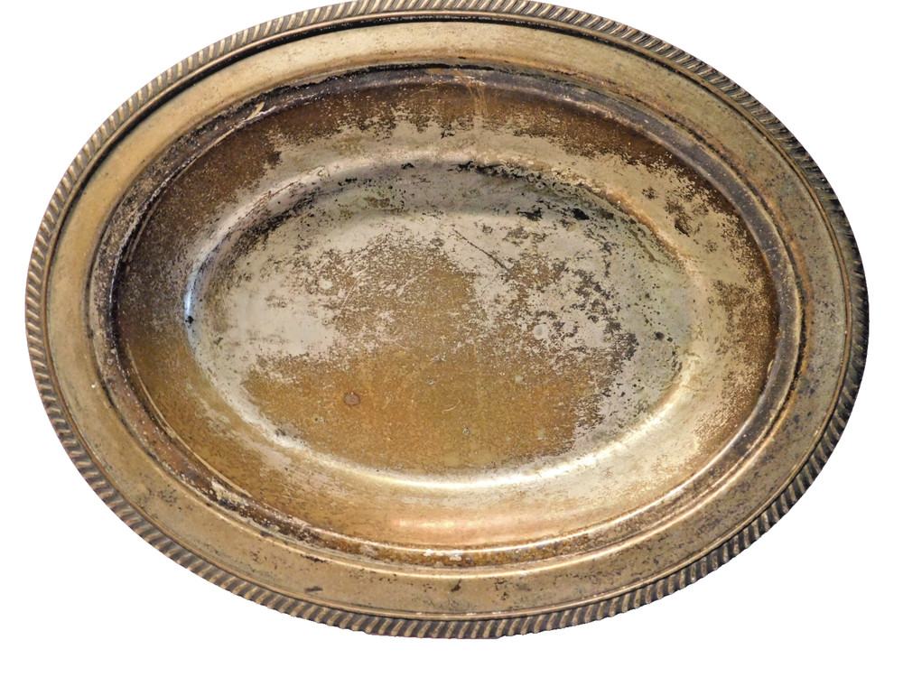 OVAL SILVERPLATED PLATE