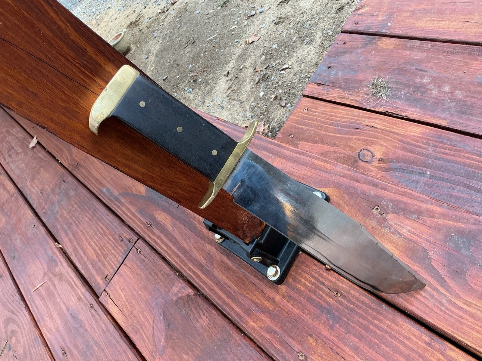 Vintage Antique Bowie knife rosewood handle custom USA