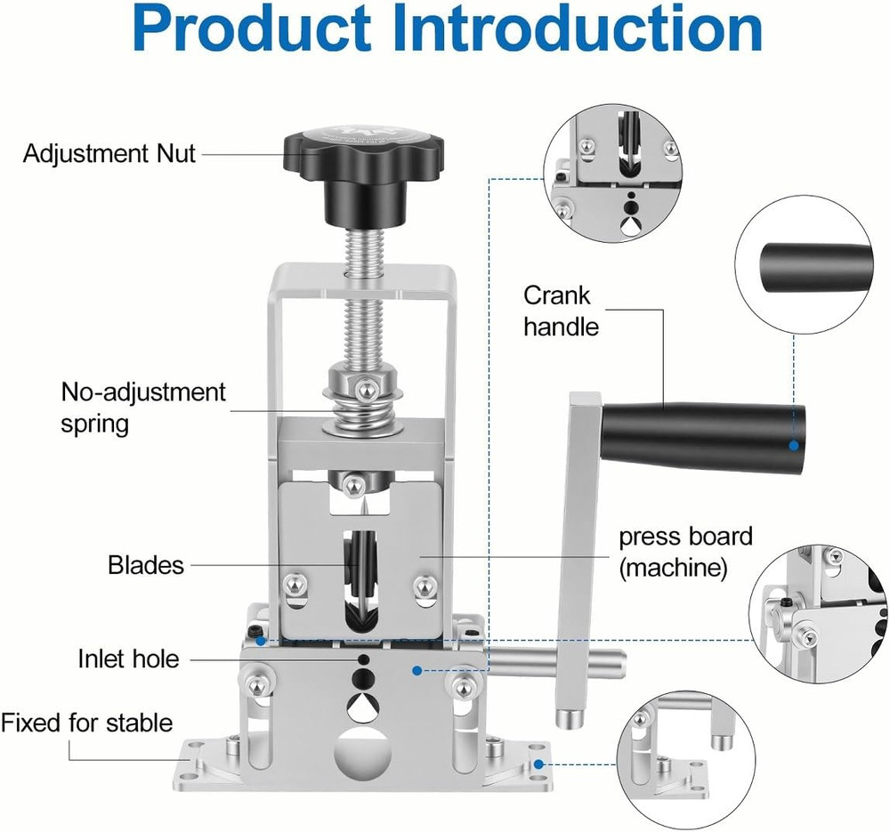 Wire Stripper Machine Manual, Scrapping Copper Cable Stripping Machine, Drill Po