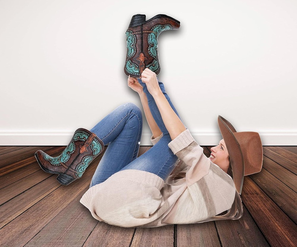 SOUTHWESTERN Boot Hooks Puller for Cowboy Boots, Wood Handles (2 8"