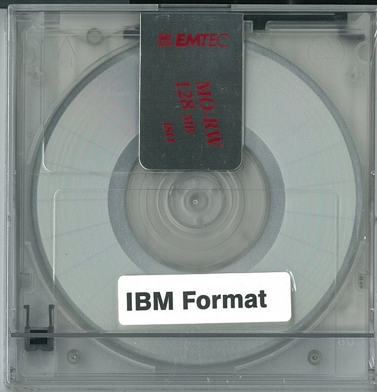 Emtec 3.5" Rewritable Magneto Optical Disk 128MB MO (343784EUS)