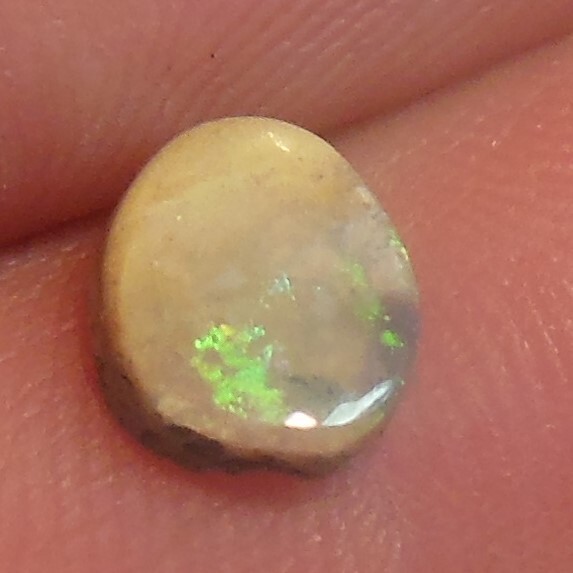Fire Opal, Mexican - .95ct, 9x6x2.5mm Preform lapidary